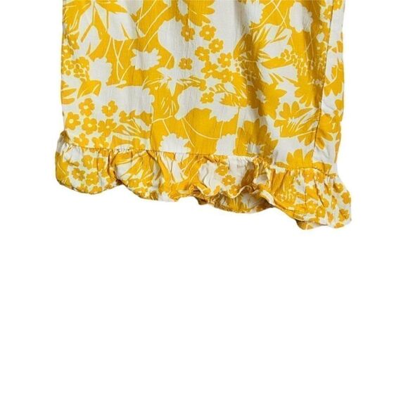 Faithfull The Brand Kasbah Jumpsuit Yellow and White Floral | Size 4 - Picture 9 of 12